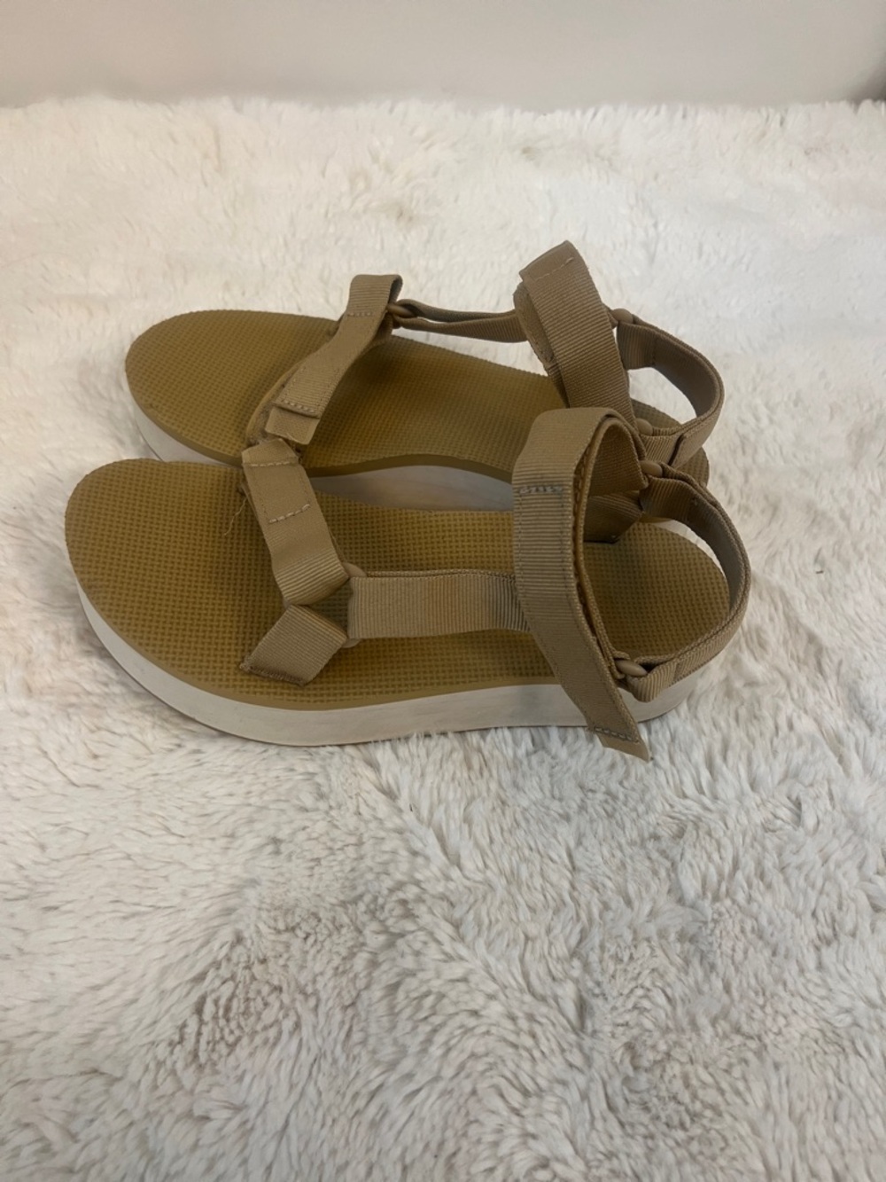 Teva Women's Tan Platform Sport Sandals